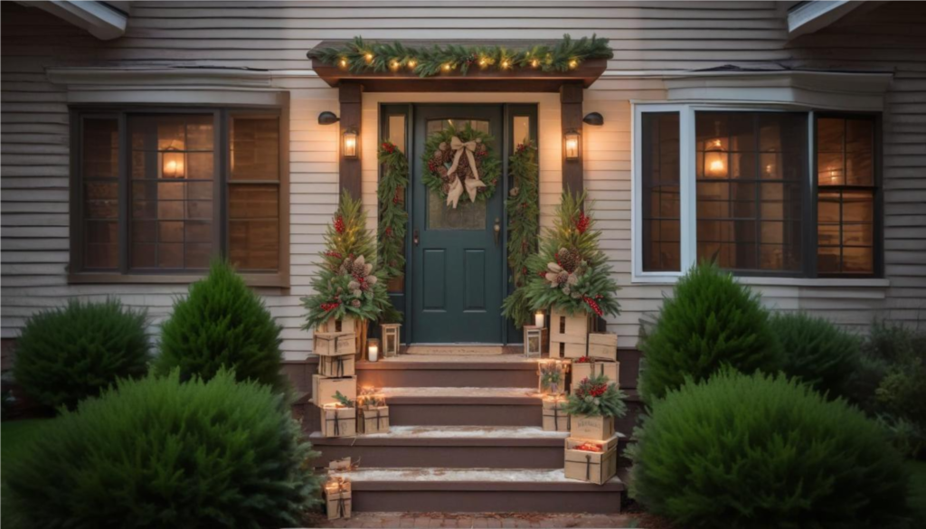 Front Porch Christmas Decor