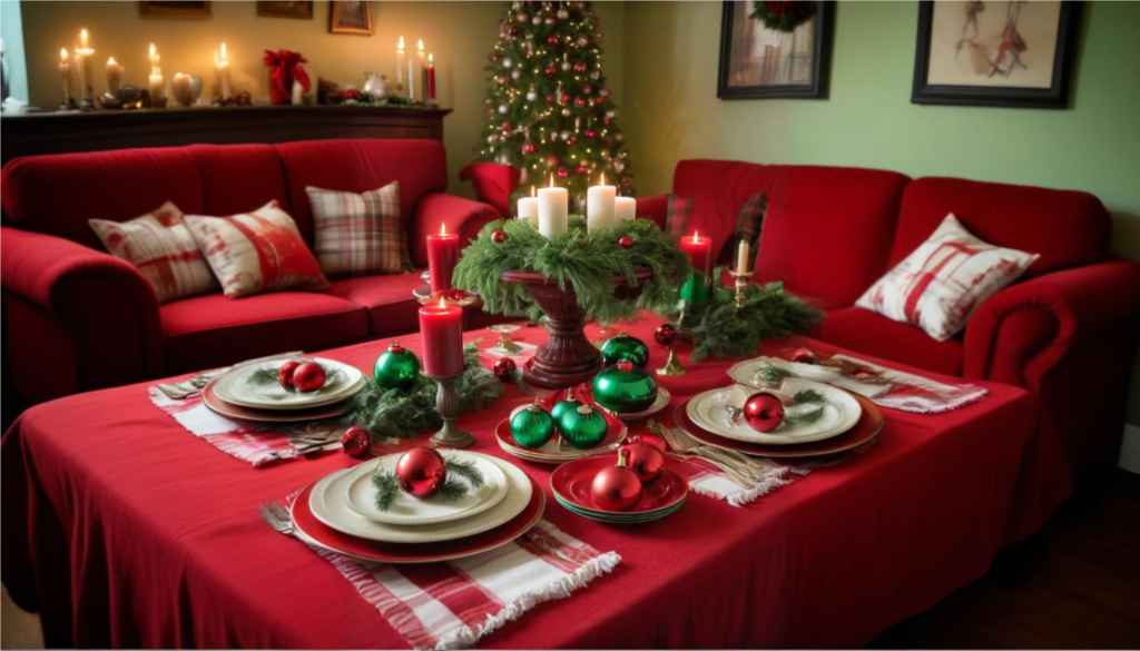 Christmas Coffee Table Decor