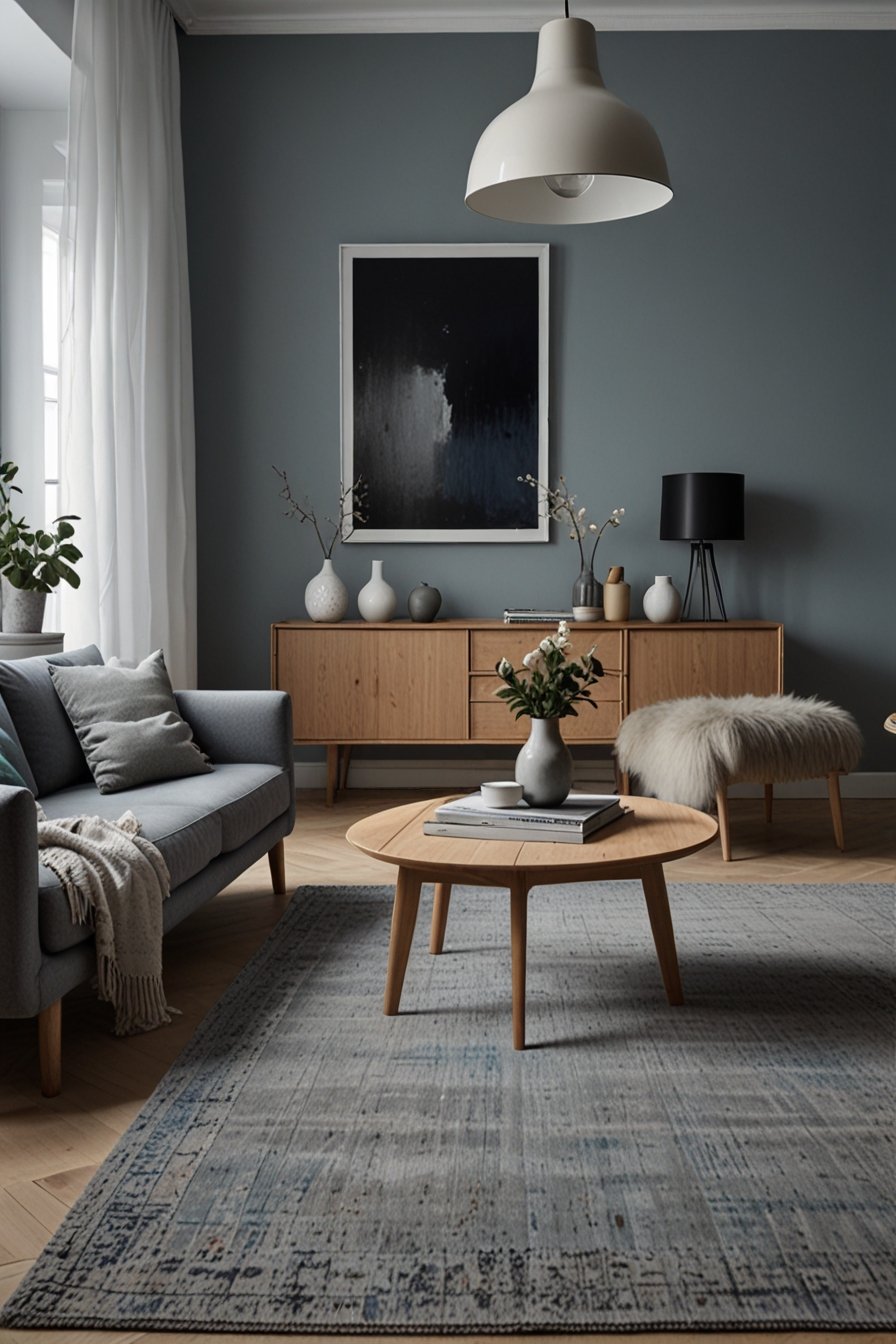 Scandinavian apartment color palettes & color schemes.